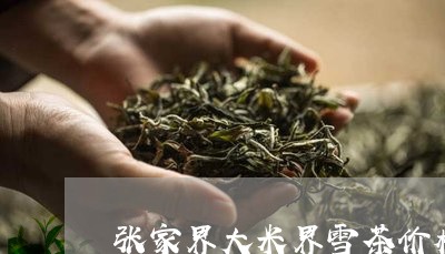 张家界大米界雪茶价格/2023060973915