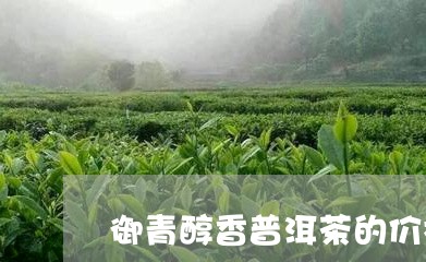 御青醇香普洱茶的价格/2023062220603