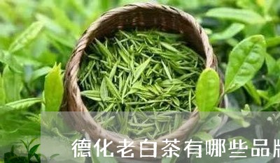 德化老白茶有哪些品牌的/2023102532713