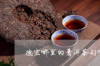 德宏哪里的普洱茶好喝/2023080385159