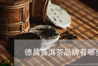 德昌普洱茶品牌有哪些/2023120678392