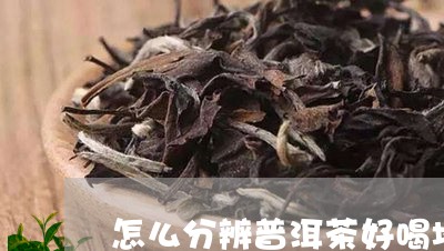 怎么分辨普洱茶好喝坏了/2023110654028