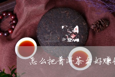 怎么把普洱茶卖好赚钱/2023110459404