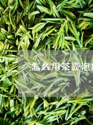 怎么用茶壶泡白茶喝好呢/2023102543715