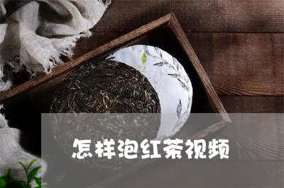 怎样泡红茶视频/2023042965782