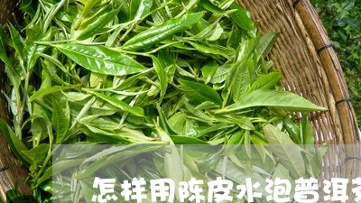 怎样用陈皮水泡普洱茶/2023062004972