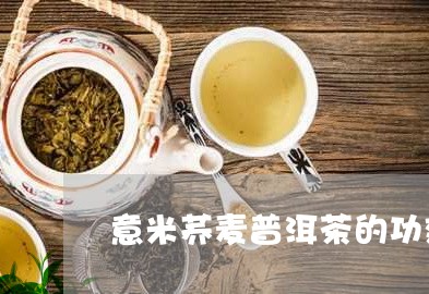 意米荞麦普洱茶的功效/2023061739637