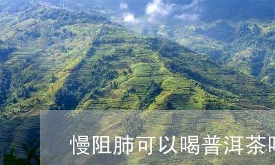 慢阻肺可以喝普洱茶吗/2023062042627