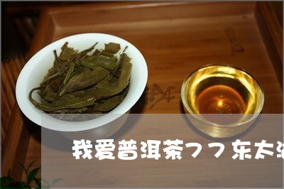 我爱普洱茶77东太湖/2023092963025