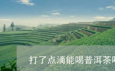 打了点滴能喝普洱茶吗/2023062831726