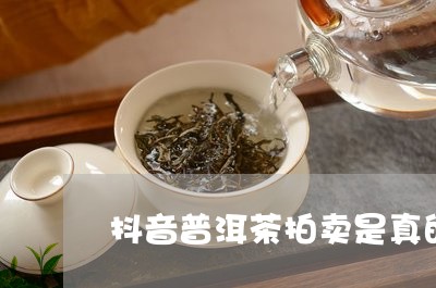 抖音普洱茶拍卖是真的吗/2023103108050