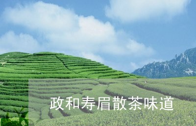 政和寿眉散茶味道/2023062024036