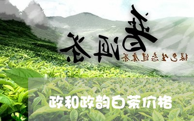 政和政韵白茶价格/2023090760303