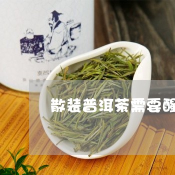 散装普洱茶需要醒茶吗/2023080369593