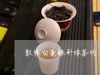 散装白毫银针绿茶吗/2023091582847