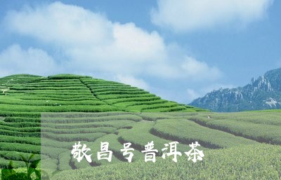 敬昌号普洱茶/2023042945450