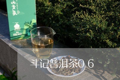 斗记普洱茶06/2023102664374