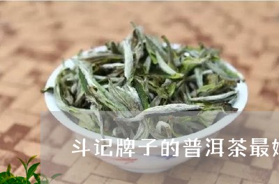 斗记牌子的普洱茶最好/2023062379814