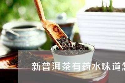 新普洱茶有药水味道怎么办/2023082890606