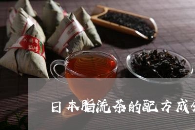 日本脂流茶的配方成分/2023092056137