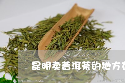 昆明卖普洱茶的地方在哪/2023082413838