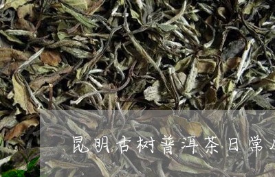 昆明古树普洱茶日常用法/2023082973950