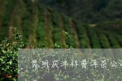 昆明庆沣祥普洱茶公司/2023073099806