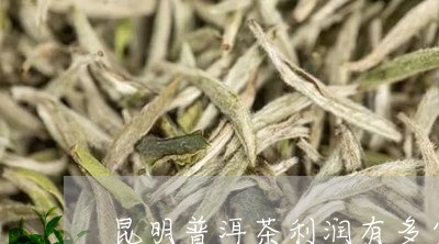 昆明普洱茶利润有多少/2023082993039