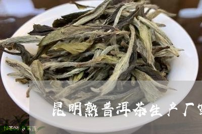 昆明熟普洱茶生产厂家/2023121679493