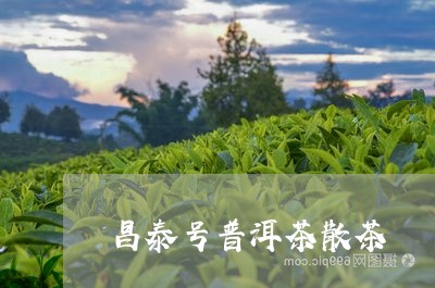 昌泰号普洱茶散茶/2023120425260