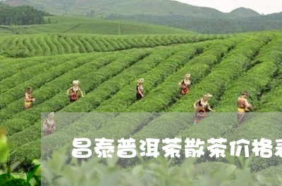 昌泰普洱茶散茶价格表图片/2023112507170