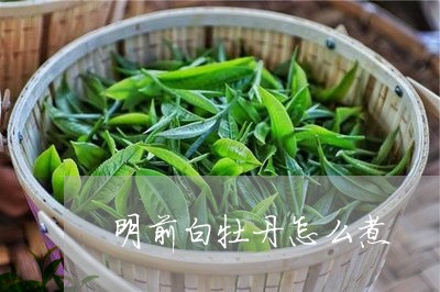 明前白牡丹怎么煮/2023090589616