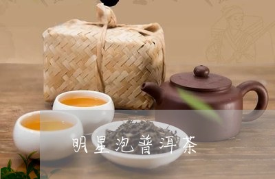 明星泡普洱茶/2023042727165