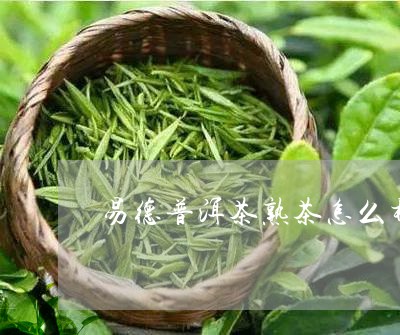 易德普洱茶熟茶怎么样喝/2023082981946