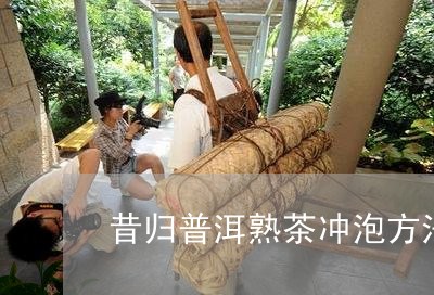 昔归普洱熟茶冲泡方法/2023061316150