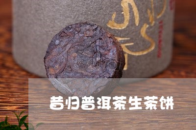 昔归普洱茶生茶饼/2023112561793