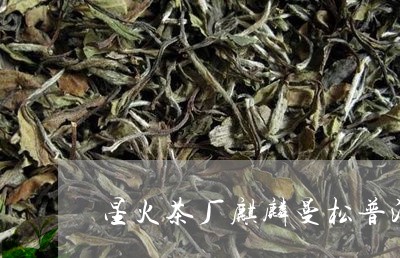 星火茶厂麒麟曼松普洱茶/2023122071806