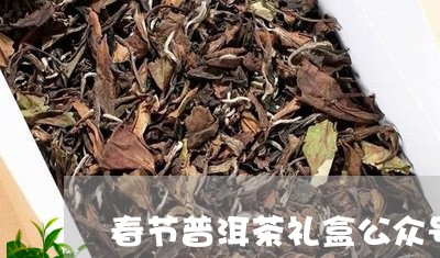 春节普洱茶礼盒公众号推文/2023110421505