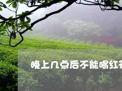 晚上几点后不能喝红茶/2023071402917