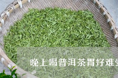 晚上喝普洱茶胃好难受/2023062308251