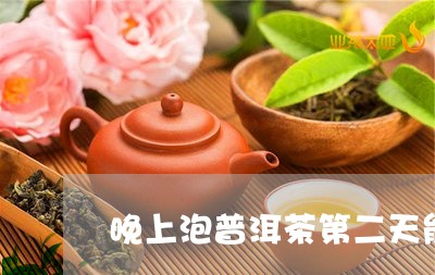 晚上泡普洱茶第二天能喝吗/2023051138160