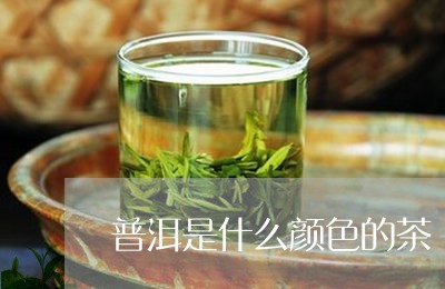 普洱是什么颜色的茶/2023042898181