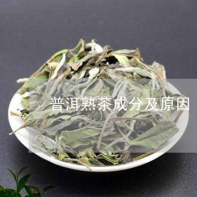 普洱熟茶成分及原因/2023042711615