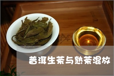 普洱生茶与熟茶混放/2023042765938