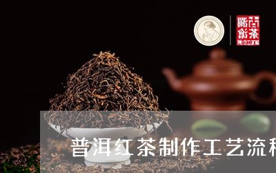 普洱红茶制作工艺流程/2023061304159