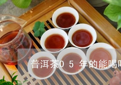 普洱茶05年的能喝吗/2023092955827