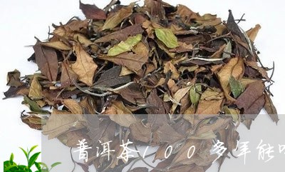 普洱茶100多年能喝吗/2023122090582