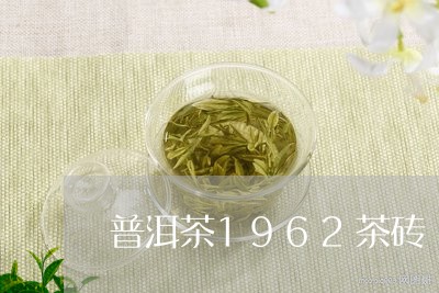 普洱茶1962茶砖/2023070928250