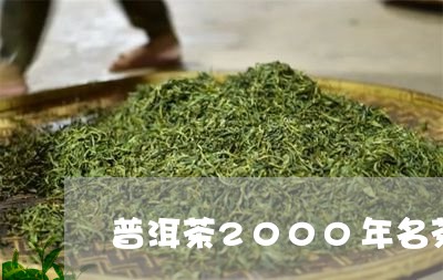 普洱茶2000年名茶/2023100717159