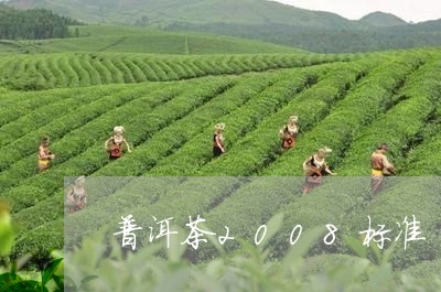 普洱茶2008标准/2023070992734